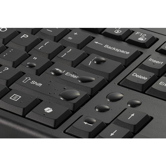 KB270 EQ Rechargeable AI keyboard with Copilot Key – Wireless