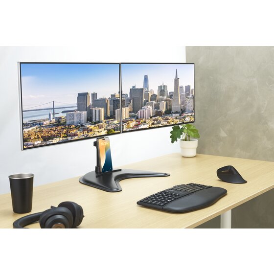 SmartFit™ Ergo Freestanding Dual Monitor Stand | Ergonomic Laptop