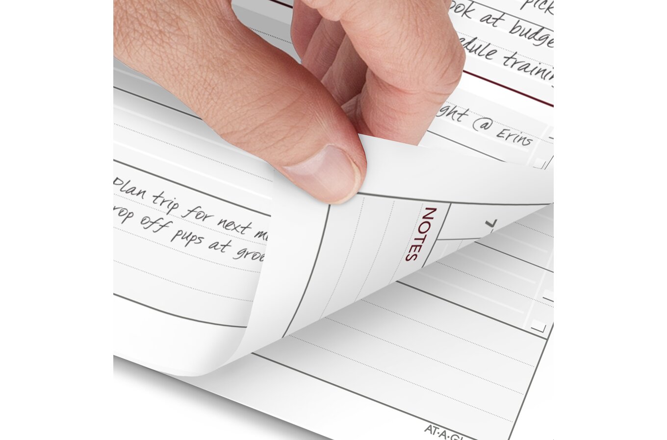 2026 At-A-Glance E717T-50 Daily Calendar Refill With Monthly Tabs, 3-1/2 X 5-27/32