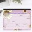 AT-A-GLANCE® 2026 Paper Flowers Monthly Desk Pad Calendar, Standard, 21 3/4" x 17" thumbnail images 2 of 8