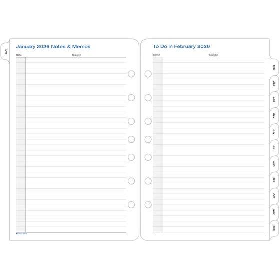 thumbnail image 2 of Quo Vadis 2023-2024 Refill For Principal Planner - Bi-Lingual (English 2 of 12