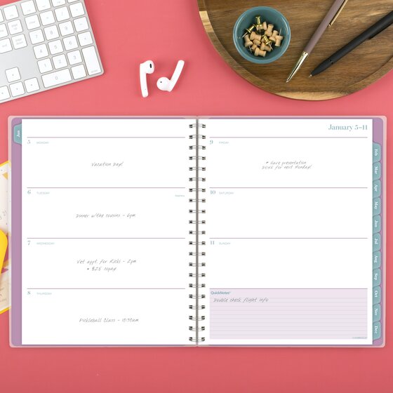 thumbnail image 2 of 2025 Cambridge WorkStyle Focus WeeklyMonthly Planner 8 12 X 11 Java January To December 1606 905 2 of 13