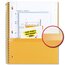 Five Star® Spiral Notebook Plus Study App, 3 Subject, College Ruled, 8 1/2" x 11", White thumbnail images 4 of 7