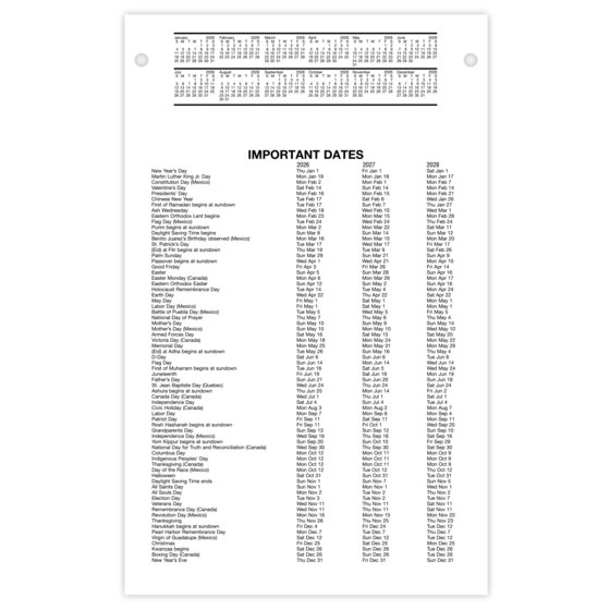 At-a-glance Success Calendar Base (aagr1700 Free At-A-Glance