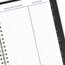 AT-A-GLANCE® DayMinder® 2026 Weekly Appointment Book Planner, Tabbed Telephone/Address Pages, Black, Small, 5" x 8" thumbnail images 5 of 8
