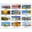 AT-A-GLANCE® 2026 Panoramic Seascape Monthly Desk Pad, Standard, 21 3/4" x 17" thumbnail images 4 of 8