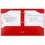 Five Star® 2-Pocket Stay-Put Plastic Folder, Fire Red thumbnail images 2 of 6