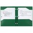 Five Star 2-Pocket Stay-Put Plastic Folder, Forest Green thumbnail images 2 of 6