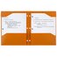 Five Star 2-Pocket Stay-Put Plastic Folder, Sedona Orange thumbnail images 2 of 6