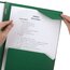 Five Star Stay-Put Plastic Pocket and Prong Folder, Forest Green thumbnail images 3 of 8