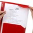 Five Star® Stay-Put Plastic Pocket and Prong Folder, Fire Red thumbnail images 4 of 9