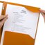 Five Star Stay-Put Plastic Pocket and Prong Folder, Sedona Orange thumbnail images 3 of 8