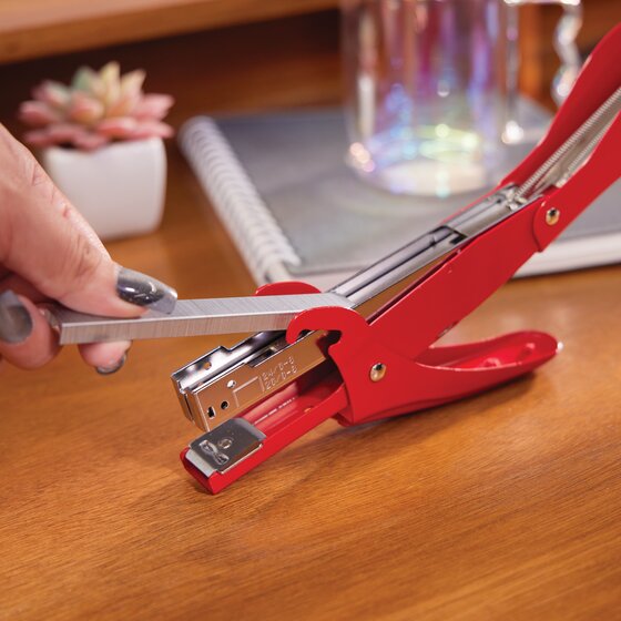 Swingline® Vintage Plier Stapler, Rio Red | Swingline Heavy