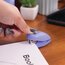 Swingline® Tot® Mini Stapler, Built-in Staple Remover, 12 Sheets, Periwinkle thumbnail images 5 of 10