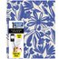 Five Star® Soft Petals Spiral Notebook Plus Study App, 1 Subject, College Ruled, 8 1/2" x 11", Blue thumbnail images 1 of 8