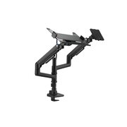 SmartFit™ Premium Heavy Duty Dual Monitor Arm with Laptop Tray