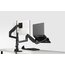 SmartFit™ Premium Heavy Duty Dual Monitor Arm with Laptop Tray thumbnail images 9 of 14