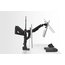 SmartFit™ Premium Heavy Duty Dual Monitor Arm with Laptop Tray thumbnail images 7 of 14