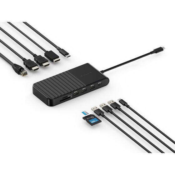 UH1510P EQ USB-C® 5Gbps Triple Video Driverless Mobile Dock – 85W