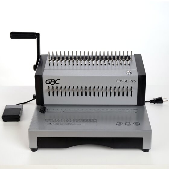 GBC® CB25E PRO CombBind® Electric Punch and Bind Machine