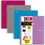 Five Star® Spiral Notebook Plus Study App, 1 Subject, Wide Ruled, 8" x 10 1/2", 4 Pack, Assorted Colors thumbnail images 1 of 8