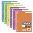 Mead® Spiral Notebook, 6 Pack, 1 Subject, College Ruled, 8" x 10 1/2", 70 Sheets per Notebook, Assorted Colors thumbnail images 1 of 6