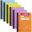Mead® Color Composition Book, 6 Pack, Wide Ruled, 7 1/2" x 9 3/4", 100 Sheets per Composition Book, Assorted Colors thumbnail images 1 of 7