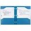 Five Star® 2-Pocket Stay-Put Plastic Folder, Tidewater Blue thumbnail images 2 of 7