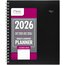 Mead® Basic 2026 Weekly Monthly Planner, Black, Large, 8 1/2" x 11" thumbnail images 1 of 7