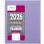 Mead® Basic 2026 Weekly Monthly Planner, Lilac, Large, 8 1/2" x 11" thumbnail images 1 of 7