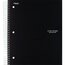 Five Star® Spiral Notebook Plus Study App, 5 Subject, College Ruled, 8 1/2" x 11", Black thumbnail images 1 of 5
