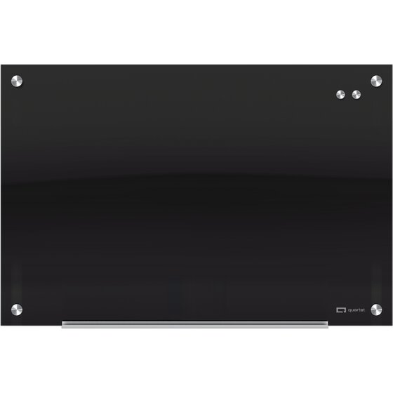 Quartet Infinity® Glass Dry-Erase Boards, Black Surface | Glass