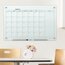 Quartet Infinity® Glass Magnetic Calendar Board, 48" x 36" (4' x 3'), White Surface thumbnail images 2 of 8