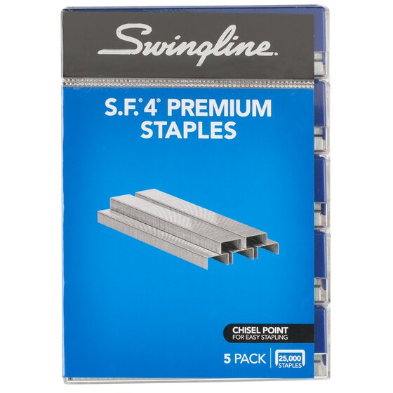 Swingline® S.F.® 4® Premium Staples, 1/4