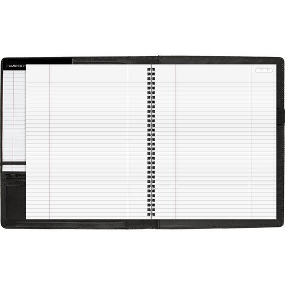 Cambridge Limited Faux Leather Notetaker Refillable Notebook