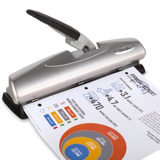 Swingline® LightTouch® High Capacity Desktop Punch, 2-7