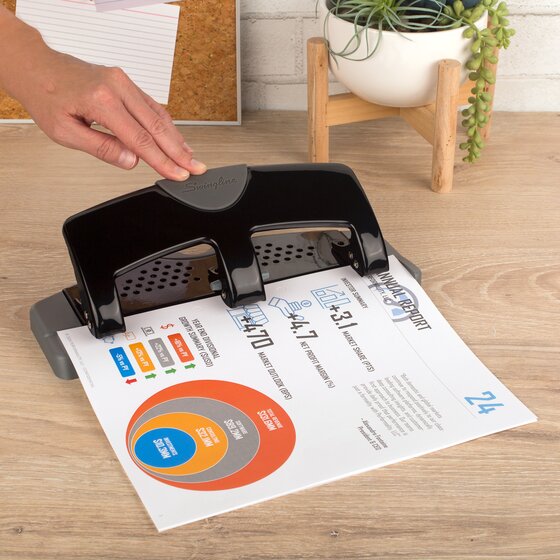 くろぷっちページ Swingline® SmartTouch™ 3-Hole Punches | Swingline Manual Punches