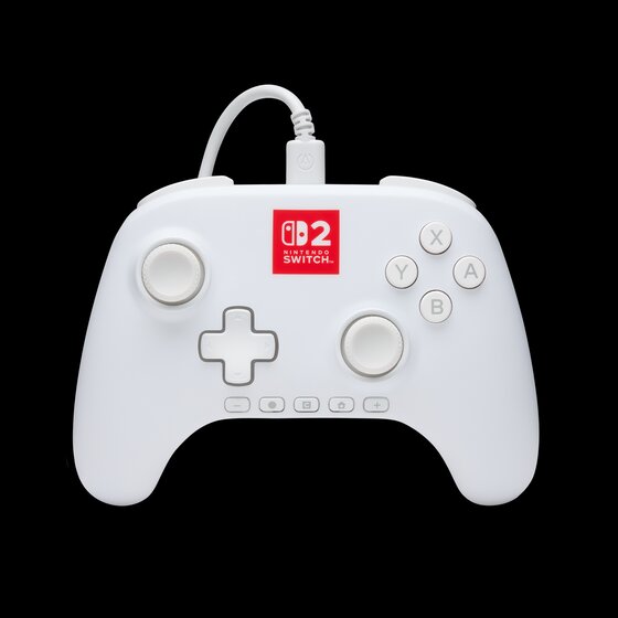 GamePad PowerA Nintendo Switch 2 Lumectra blanco