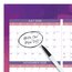 Mead Cambridge® Filbert 2026-2027 Erasable Wall Calendar, Reversible Academic Year/Regular Year, Extra Large, 24" x 36" thumbnail images 5 of 6