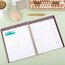 Mead Cambridge® Stria Academic 2026-2027 Weekly Monthly Planner, Large, 8 1/2" x 11" thumbnail images 3 of 9