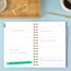 Mead Cambridge® Tea Rose Academic 2026-2027 Weekly Monthly Planner, Small, 5 1/2" x 8 1/2" thumbnail images 2 of 9