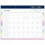 Simplified by Emily Ley for AT-A-GLANCE® Academic 2026-2027 Monthly Desk Pad Calendar, Happy Stripe, Standard, 17" x 21 3/4" thumbnail images 1 of 7