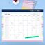 Simplified by Emily Ley for AT-A-GLANCE® Academic 2026-2027 Monthly Desk Pad Calendar, Happy Stripe, Standard, 17" x 21 3/4" thumbnail images 2 of 7