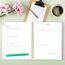 Cherrywood Lane for Mead Cambridge® Academic 2026-2027 Weekly Monthly Planner, Peony Lace, Large, 8 1/2" x 11" thumbnail images 2 of 9