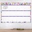 AT-A-GLANCE® BADGE Reversible Erasable Academic and Regular Year 2026-2027 Wall Calendar, Floral, Extra Large, 24" x 36" thumbnail images 2 of 6