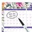 AT-A-GLANCE® BADGE Reversible Erasable Academic and Regular Year 2026-2027 Wall Calendar, Floral, Extra Large, 24" x 36" thumbnail images 5 of 6