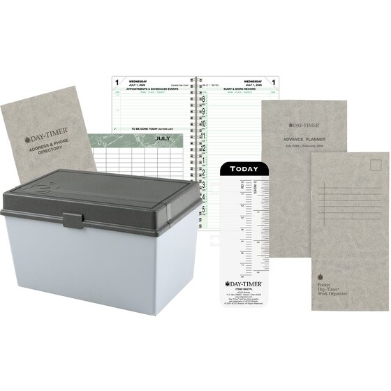 Day Timer® Two Page Per Day Original Wirebound Planner Refills