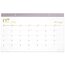 Mead Cambridge® WorkStyle® Academic 2026-2027 Monthly Desk Pad Calendar, Misty Lavender, Compact, 17 3/4" x 11" thumbnail images 1 of 6