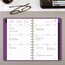 AT-A-GLANCE® Contemporary Academic 2026-2027 Weekly Monthly Planner, Purple, Small, 5" x 8" thumbnail images 2 of 8