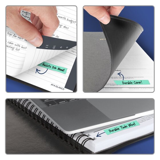 2026 AT-A-GLANCE The Action 8" X 11" Weekly Appointment Book, Faux